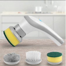 Щётка для мытья посуды с насадками аккумуляторная Electric Cleaning brush
