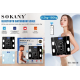 Весы напольные электронные SOKANY SK-19019 до 180 кг, синхронизация с телефоном