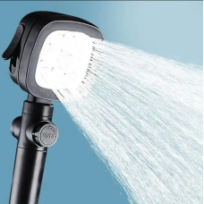 Насадка для душа высокого давления Shower head (черный,белый)