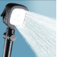 Насадка для душа высокого давления Shower head (черный,белый)
