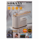 Ручной отпариватель Sokany SK-3069W белого цвета с металлокерамической подошвой 1200 Вт