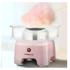 Аппарат для приготовления сладкой ваты Sokany SK-520-BS Розовый