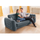 Велюровый диван Intex размером 231 x 203 x 66 см
