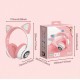 Беспроводные MP3 Наушники Кошачьи ушки с подсветкой Cat Ear STN-28