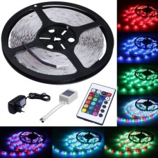 Светодиодная лента LED 3528 RGB Комплект, Светодиодная гибкая лента, Разноцветная