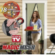 Magic Mesh  Антимоскитная сетка на двери ЧЕРНЫЕ