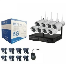 Комплект камер видеонаблюдения беспроводной 5g 1080p wifi 5G на 8 камер в наборе
