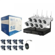 Комплект камер видеонаблюдения беспроводной 5g 1080p wifi 5G на 8 камер в наборе