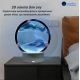 Настольная лампа песочные горы 3D ночник с USB, RGB и подставкой, движущиеся песочные часы