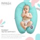 ПОДУШКА ДЛЯ БЕРЕМЕННЫХ И КОРМЛЕНИЯ 30х170 PAPAELLA ГОЛУБАЯ