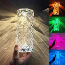 Декоративный LED светильник Настольная лампа ночник Роза с пультом RGB Crystal. Rose Diamond Table