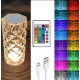 Декоративный LED светильник Настольная лампа ночник Роза с пультом RGB Crystal. Rose Diamond Table