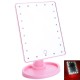 Зеркало для макияжа с подсветкой "Large LED Mirror" розовое