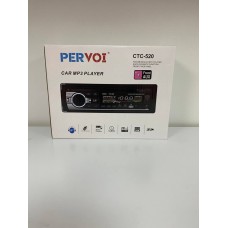 Автомагнитола PERVOI CTC-520 c Bluetooth,4x60WATT,Быстрая Зарядка USB