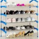 Полка для обуви Shoe Rack черного цвета на 4 ЯРУСА