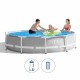 Бассейн Intex каркасный от 6 лет, насос и фильтр в комплекте, 4485л, 305х76 см Metal Frame Pool Set