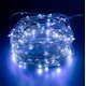 LED гирлянда от USB и Батареек 50 LED 2 в1 на 5м цвет ХОЛОДНЫЙ БЕЛЫЙ
