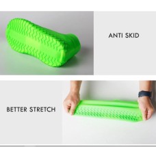 Силиконовые чехлы бахилы для обуви от дождя и грязи Waterproof Silicone Shoe