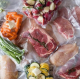 Вакуумные пакеты для вакууматора 25х500 см в рулоне пищевые для хранения еды продуктов