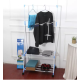 Двух ярусная передвижная напольная вешалка для одежды Clothes Rack Multi-Function