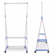Двух ярусная передвижная напольная вешалка для одежды Clothes Rack Multi-Function