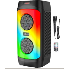 Портативная колонка ZQS4246, музыкальная Bluetooth колонка с микрофоном и пультом,