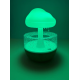Ночник-увлажнитель воздуха гриб с эффектом дождя с подстветкой RGB