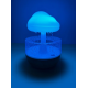 Ночник-увлажнитель воздуха гриб с эффектом дождя с подстветкой RGB