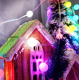 Светодиодная музыкальная гирлянда RGB цветные матовые шарики 100LED