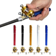 Карманная мини портативная удочка Pocket Pen Fishing Rod с катушкой