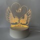 3D светильник акриловый 3Д детская лампа-ночник USB светильник
