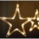 Светодиодная гирлянда "ЗВЕЗДОПАД" 2.5м 138LED 12 ЗОЛОТЫХ звезд