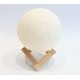 Лампа ночника Луна 3D Magic LED Moon 15 см