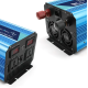 Преобразователь напряжения Wimpex WX-5100, UPS, чистая синусоида, 5000 Вт, 12 В, 20 A