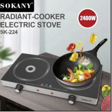 Двухконфорочная Индукционная плита Sokany SK-224