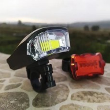 Велосипедный фонарь BL 508 передний и задний КОМПЛЕКТ