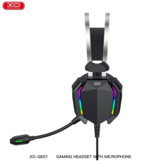 Наушники игровые XO GE-07 проводные с микрофоном и Led Rgb подсветкой