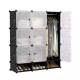 Пластиковый шкаф - органайзер для вещей и обуви Storage Cube Cabinet 110х37х127 см