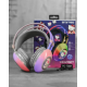 Навушники Bluetooth накладні з RGB підсвічуванням та Hello Kitty PG-706H