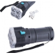 Фонарь ручной аккумуляторный до 200 м, с USB-зарядкой, X-509-4LED+COB