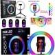 Кольцевая LED лампа для селфи MJ26 RGB