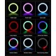 Кольцевая LED лампа для селфи MJ26 RGB