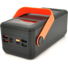 Мобильная зарядка внешний аккумулятор PowerBank YM-639 CX с солнечной панелью и фонариком 120000 mAh