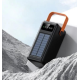 Мобильная зарядка внешний аккумулятор PowerBank YM-639 CX с солнечной панелью и фонариком 120000 mAh