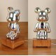 Светодиодный Медведь 3D Фейерверк Ночник Разноцветный Bearbrick