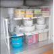 Регулируемая кухонная полка для хранения Kitchen Rack 38-70 см