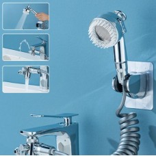 Душевая лейка-насадка со шлангом Faucet With Shower, набор с фильтром и переходником на кран