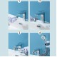 Душевая лейка-насадка со шлангом Faucet With Shower, набор с фильтром и переходником на кран