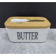 Масленка c ножом "Butter" Масленица керамическая