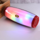 Портативная беспроводная Bluetooth колонка TG-165 C LED с RGB подсветкой red
